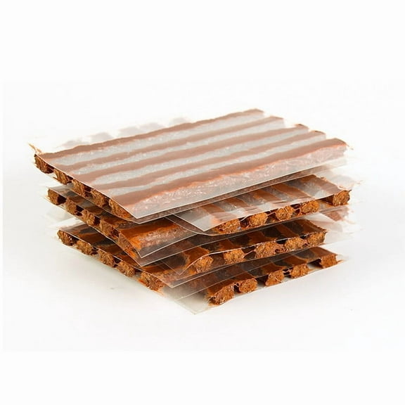 LYINGF 4 Packs Car Tire Repair Rubber Strips - Emergency Vacuum Tire Puncture Repair Set, Strong Rubber Strips, Portable Multi-functional Emergency Repair Kit