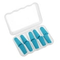 thumbnail image 2 of Unique Bargains 5 Pair Swimming Ear Plugs Chalk Head Shape Waterproof Ear Protection Blue, 2 of 5