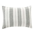 thumbnail image 5 of Levtex Home - Monroe Stripe Duvet Cover Set - Twin Duvet Cover (68 x 88in.) + One Standard Pillow Case (26 x 20in.) - Grey, White, and Charcoal - Striped - Cotton, 5 of 7