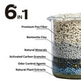 thumbnail image 2 of Dr. PawPaw Tofu Cat Litter, Honeysuckle Scent 18 lb, Dust-Free, 2 of 7