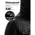 thumbnail image 6 of Wantdo Men's Winter Coat Padded Winter Jacket Insulated Parka Jacket with Hood Black L, 6 of 9