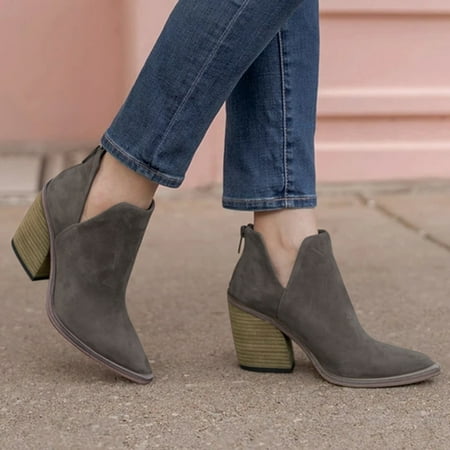

Ankle Boots Boots For Women Ankle Boots Pointed Toe High Heels Shoes