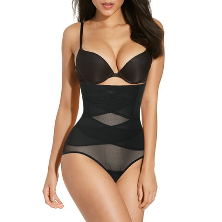 

Molutan High Waist Shapewear Panties for Women Butt Lifter Tummy Trainer Seamless Underwear(Black XL)