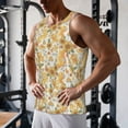 thumbnail image 5 of Salouo Groovy Hippie Flower Mushrooms for Men's Tank Tops,Sleeveless Muscle Shirts for Men Quick Dry Workout Tank Top Gym Muscle Tee Fitness Bodybuilding Sleeveless T Shirt-X-Large, 5 of 7
