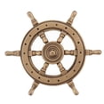 thumbnail image 3 of Acorn Manufacturing DPCPP Artisan Collection Ships Wheel Knob, Antique Pewter, 3 of 3