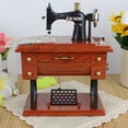 thumbnail image 2 of Vintage Sewing Music Box Musical Toy Sewing Machine Music Sartorius Model Play Creative Gift, 2 of 8