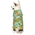 thumbnail image 1 of Fotbe Tangerine Sudadera con Estampado para Perros Pequeños – Suéter con Capucha para Mascotas, Tela Suave de Forro Polar con Bolsillo-Medium, 1 of 7