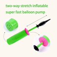 thumbnail image 2 of Balloon Pump,Manual Birthday Inflator Double Acting Stroke(Green), 2 of 5