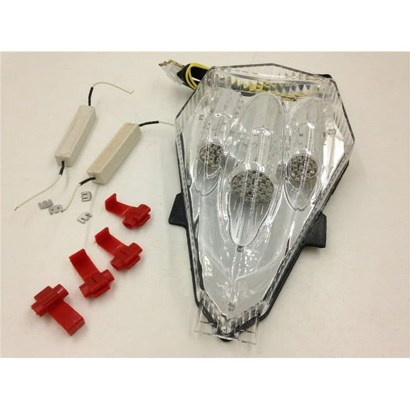 HTT Motorcycle Led Tail Light For 2006 2007 2008 2009 2010 2011 2012 2013 Yamaha Yzf R6 Yzf-R6 Clear