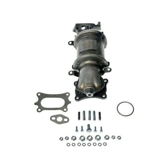 Front Exhaust Manifold with Integrated Catalytic Converter - Compatible with 2012 - 2016 Honda Pilot 3.5L V6 2013 2014 2015