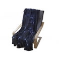 thumbnail image 4 of Constellation Soft Flannel Fleece Throw Blanket, Realistic Celestial Gemini Leo Pisces Sagittarius Galactic, Cozy Plush for Indoor and Outdoor Use, 70" x 90", Pale Blue Dark Blue, by Ambesonne, 4 of 6