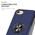 thumbnail image 3 of JTCASES for iPhone 6/6s Case, Car Mount Bracket 2-layer Hybird Shockproof PC TPU Anti-fall Slim Fit Lightweight Magnetic Cover for iPhone 6/6s, Blue, 3 of 7
