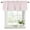 Pink, variant on Farmhouse Aqua White Striped Curtain Valances for Windows, Kitchen Valance Window Treatments Panel 2 Pack, Modern Stripes Rod Pocket Short Curtains for Bathroom Bedroom 42 x 12 Inch