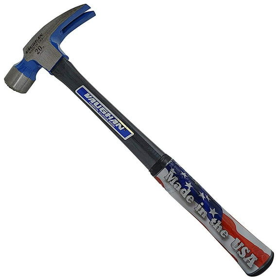 Vaughan & Bushnell Claw Hammer FS999ML, Milled Face, Fiberglass Handle - 20 oz, 16 in