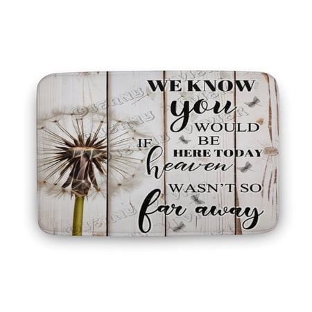 in Loving Memory of Loved One Wedding Memorial Mother Father Gifts Sympathy Gifts For Loss Of Mom Bath Mat Bath Rug for Bathroom Bath Mat Soft Non Slip Bath Rugs 20 x32