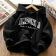 thumbnail image 1 of Sudadera con forro polar para niños, jersey con capucha, Top para Otoño/Invierno, nueva capa Base de moda, prendas de vestir deportivas, 2024, 1 of 5