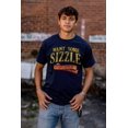 thumbnail image 4 of Want Sizzle Bacon Breakfast Foodie Plus Size Crewneck Graphic Tee Shirt Brisco Brands 2X, 4 of 5