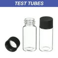 thumbnail image 4 of 10ml Clear Glass Vials, 15 Pack Sample Vials with Screw Cap Reagent Media Bottle with Labels Leak-Proof Liquid Sample Glass Vial for Lab Laboratory, 4 of 6