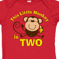 thumbnail image 4 of Inktastic Little Monkey 2nd Birthday Boy Boys Baby Bodysuit, 4 of 5