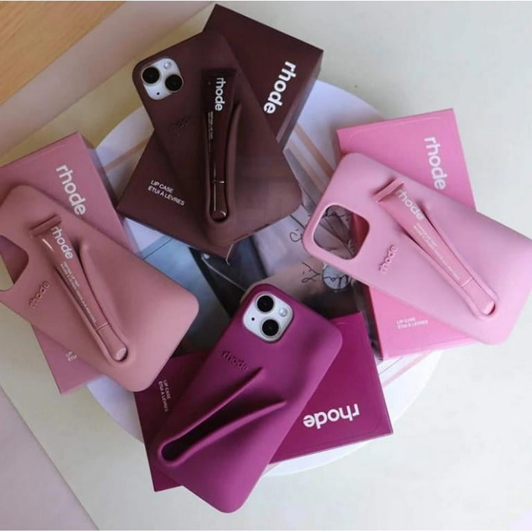 Hot! Rhode Phone Case, Lip Gloss Phone Case Cute for 13/14