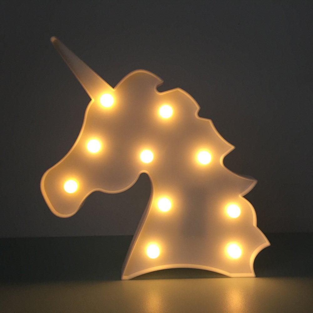 unicorn night light kmart