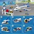 thumbnail image 3 of Terminal de pasajeros del aeropuerto Building Blocks Toy WINGIFT 886 piezas, 3 of 9