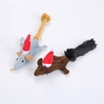 thumbnail image 2 of Almohada de felpa suave con forma de ratón navideño Huoguo de Cat Toy, 2 of 5