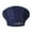 Navy, variant on Unisex Solid Color Cap Kitchen Catering Oil Proof Chef Hat Bouffant Hat Womens Belts One Size