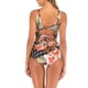 thumbnail image 1 of Traje de baño de cintura alta Nikou sin montura con abertura alta para mujer Diseño de última generación, 1 of 7