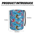 thumbnail image 3 of Honeii Sharks Summer Print Waterproof Car Trash Can,Waterproof Portable Collapsible Trash Can,Garbage Container fits Most Cars,SUVs,and Trucks, 3 of 7