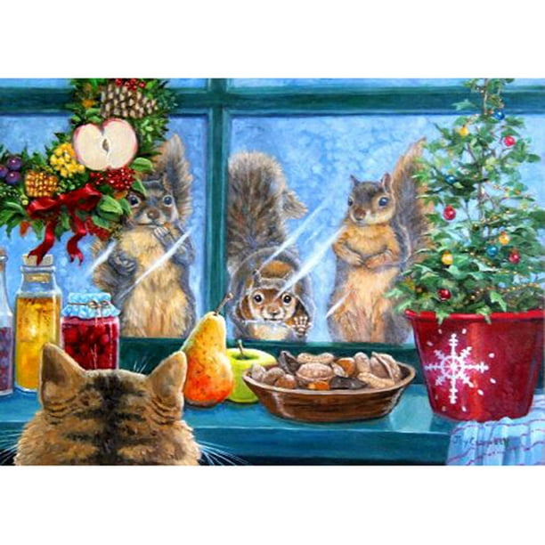 Taladro Diamante Pintura (DE4292) 5D DIY Animal Completo Punto de Cruz Bordado (WLL1262) 20X30cm Hugtrwg Para estrenar