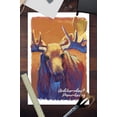 thumbnail image 2 of Adirondack Mountains, Moose, Vivid (12x18 Wall Art Poster, Room Decor), 2 of 3
