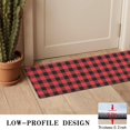 thumbnail image 3 of Red and White Checkered Pattern Door Rugs,Washable Non Slip Door Mats Indoor,Decorative Door Mats,Entry Mat Indoor for Entrance,Bedroom,Kitchen,Bathroom,16"x47", 3 of 6