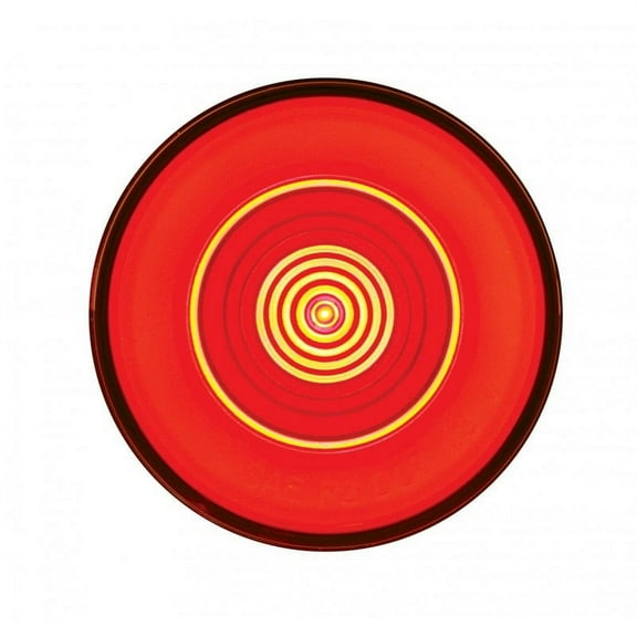 Red Halo Glo 2.5" Round 9 LED Truck Trailer Marker Clearance Light Kit / Grommet