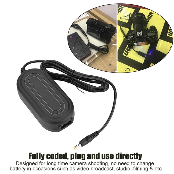 Adaptador de Corriente CA Ep-5A Cargador Acoplador de CC Reemplazo de En-El14 para D5600 D5500 Dc5300 Cargador de Batería de Cámara con Enchufe Europeo ANGGREK Otros