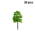 thumbnail image 2 of Mini Modelo Árbol Árboles de plástico Artificial Arquitectura Paisaje DIY Oficina Jardín Decoración Adorno Suministros 20 paquetes Guardurnaity HA011976-00, 2 of 7