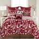 thumbnail image 3 of Levtex Home - Bretton Woods - Cojín decorativo (45 x 45 cm) - Bosques festivos - Blanco, rojo, verde y gris, 3 of 3