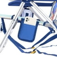 thumbnail image 3 of GCI Outdoor Backpack Beach Chair Lightweight Low Profile Reclining Chair, Multistripe, 3 of 7