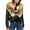 Khaki, variant on Augper Women Fashion Plus Size Solid Long Sleeve V Neck Zipper Pockets leather fur jacket Coat