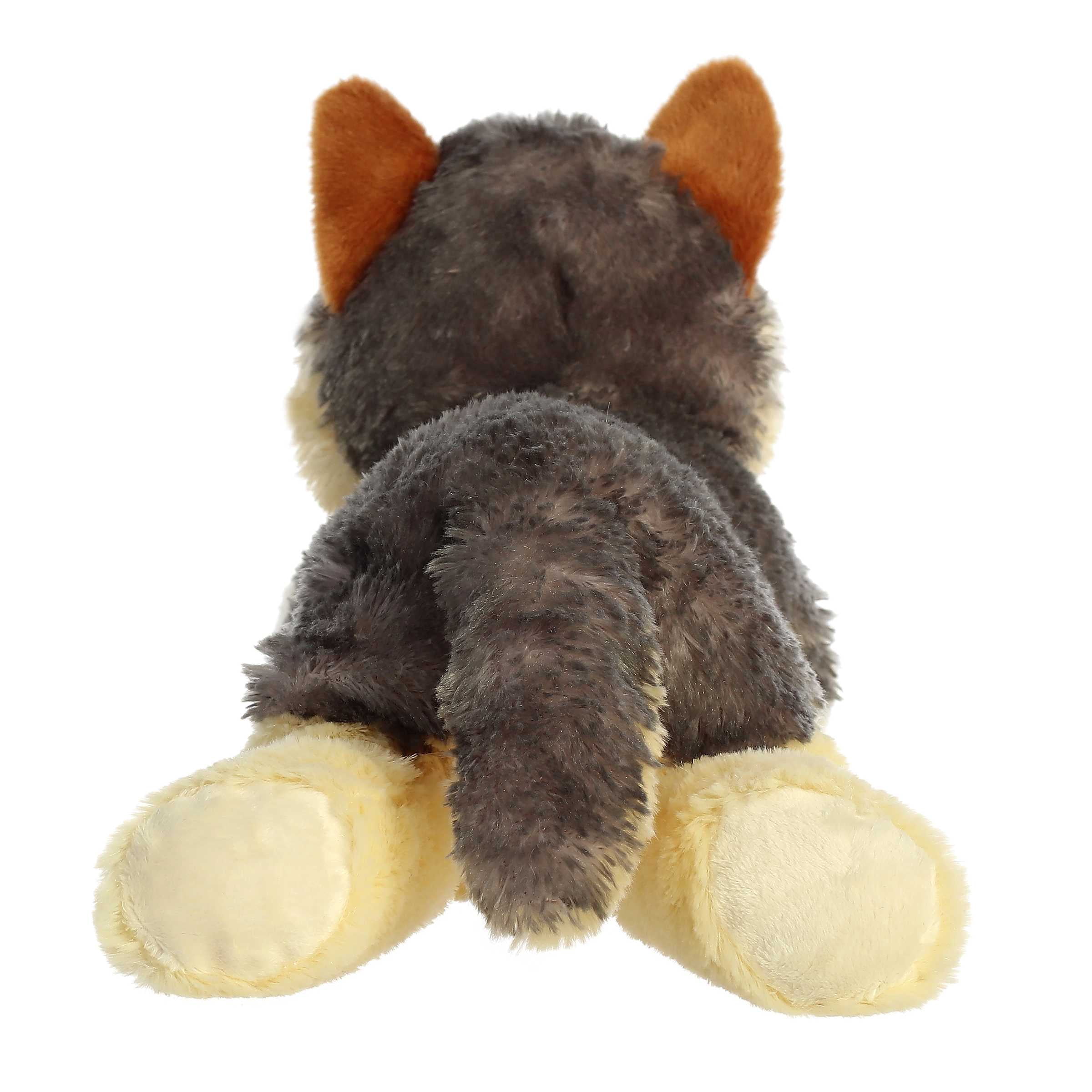 Aurora - Large Gray Grand Flopsie - 16.5" Wily Wolf - Adorable Stuffed Animal