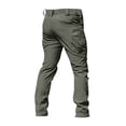 thumbnail image 5 of Dwellite Men's Pants Cargo Pants Lightweight Casual Summer Hiking Outdoor Work Trousers with Zipper Pocket Army Green S, 5 of 5