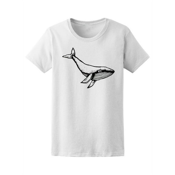 Whale Doodle T-Shirt Men -Image by Shutterstock, Male XX-Large