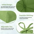 thumbnail image 4 of SDJPOI Rocking Chair Cushions Set of 2, 44”x 22”x 4'' Waterproof Non-Slip High Back Patio Furniture Cushions Replacement with Ties for Indoor/Outdoor Chairs, 4 of 5