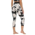 thumbnail image 6 of Womens Yoga Pants High Waisted Tie Dye Fitness Yoga Pants Butt Lift Leggings Cropped Sports Yoga Pants Workout Gym Pants, 6 of 7