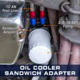 thumbnail image 2 of GlowShift Chevrolet Small Block 305/350 Oil Cooler Sandwich Adapter, 2 of 4