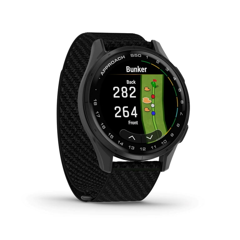 Garmin Approach S50, Advanced Golf GPS Smartwatch, AMOLED