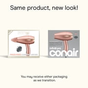INFINITI PRO CONAIR Frizz-Free Compact Hair Dryer, Ionic Technology for Smooth, Shiny Hair