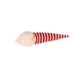 thumbnail image 2 of Bearachild Cubierta de botella de vino de felpa de Navidad sin rostro anciano tejido manga rayas sombrero de comedor decoraciones gnomos Toppers Kits de decoración para fiestas raya blanca roja Bearachild HA068077-03, 2 of 6