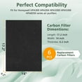 thumbnail image 2 of 6 Pack HPA300 Pre Filter A, HRF-A300 Pre Kit Filter for Honeywell HPA300 Air Purifier, Precut Activated Carbon Prefilter for HPA300, HPA304, HPA3300, HPA5300, HPA8350 Series, 2 of 8