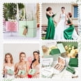 thumbnail image 6 of 56 Pcs 8 Set Bridesmaid Proposal Gift Set, 15 oz Glass Cup, Box, Square Clips, Will You Be My Bridesmaid Invitation Card Gift Box for Bridal Shower Bachelorette Party(Classic,Green), 6 of 13